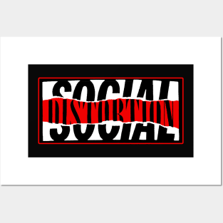 Social distortion logo design Posters and Art